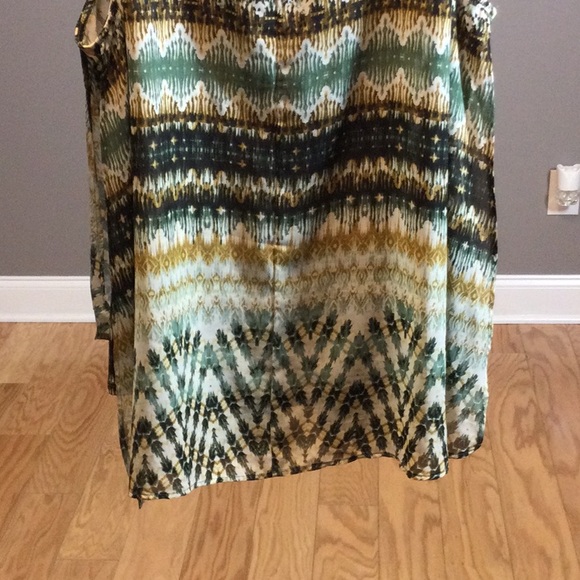 1X Cb Established 1962 khaki tan aztec overlay tank top - Picture 8 of 15